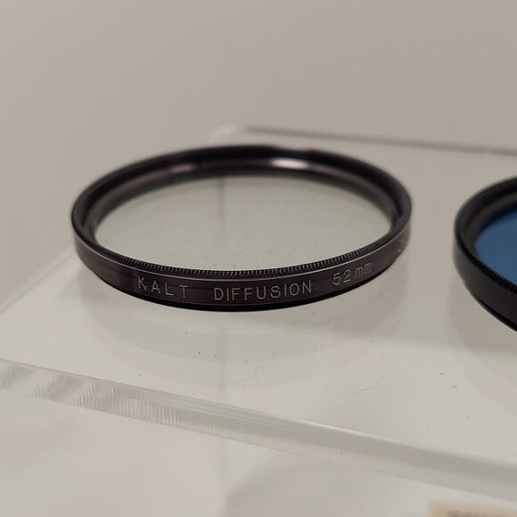 Lot of 6 Lens Filters Cases 52 55 mm Kalt Osawa Vivatar Red Blue Haze Skylight - Picture 2 of 11